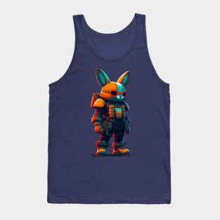 Cyberpunk Bunny Retro Vintage Tank Top